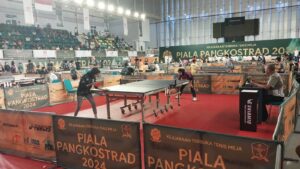 Atlet Tenis Meja Indonesia Bersinar di Final Kejuaraan Terbuka Piala Pangkostrad 2024