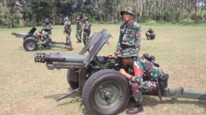 Latihan Tim Pelaksana Tembakan