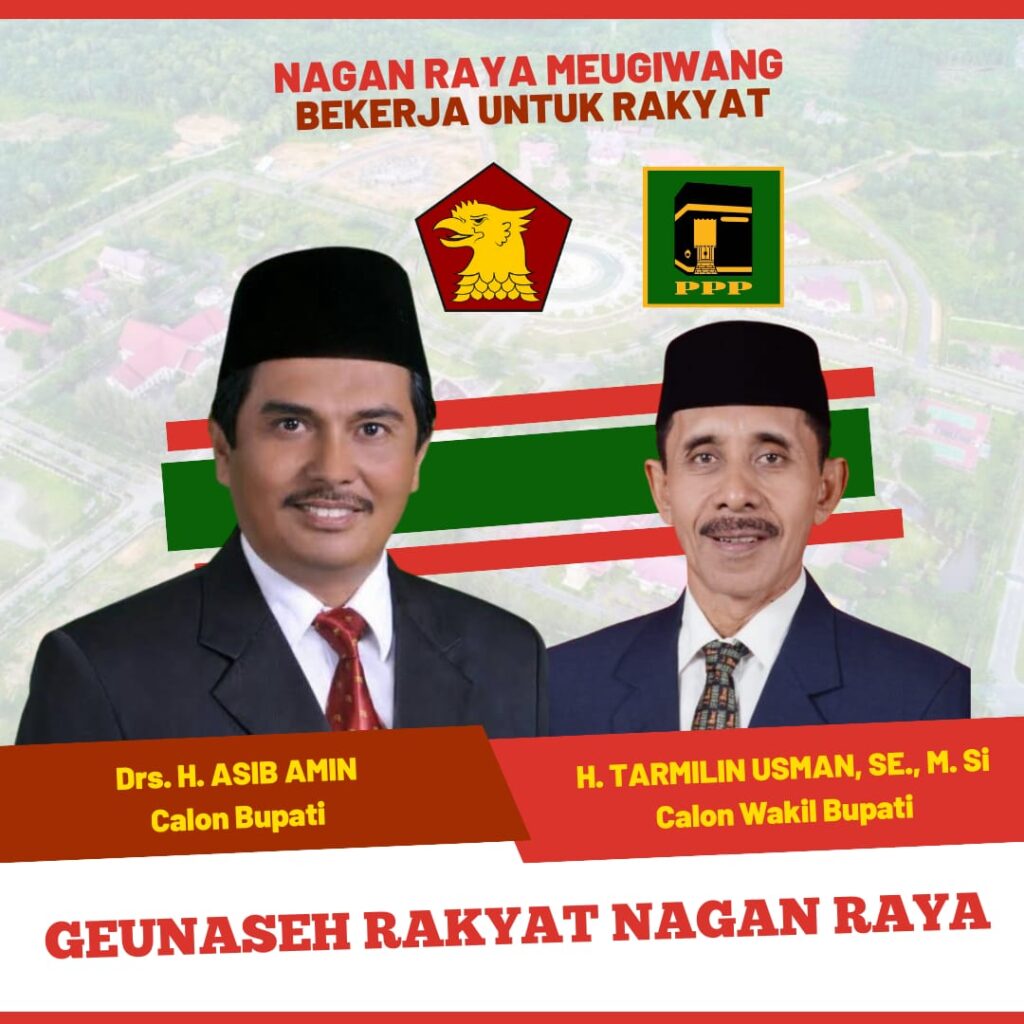 Asib Amin dan Tarmilin Usman siap bertarung dalam pilkada Nagan Raya