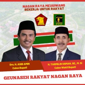 Asib Amin dan Tarmilin Usman siap bertarung dalam pilkada Nagan Raya