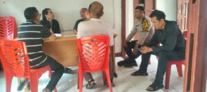 Bhabinkamtibmas Pegangsaan Koordinasi Menyambut HUT Kemerdekaan Ke-79