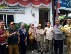 Unit Binmas Polsek Sawah Besar melaksanakan Sambang dan Patroli Monitoring Kegiatan Warga.