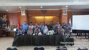 Tiga Pilar Dampingi ASN Kelurahan Galur Menerima Kunjungan Kerja Anggota DPRD Pangkal Pinang.