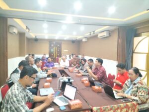 Unit Binmas Polsek Metro Menteng Menghadiri Rapat Koordinasi Tapak Tilas Proklamasi