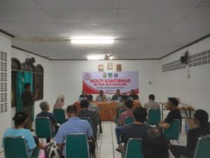 Pererat Hubungan Dengan Masyarakat, Wakapolsek Senen Gelar Ngopi Kamtibmas