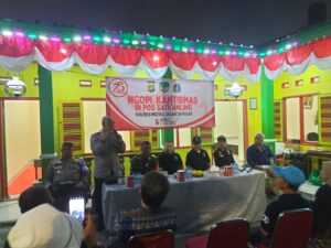 Kanit Binmas Polsek Metro Menteng”Ngopi Kamtibmas” Bersama Warga Menteng