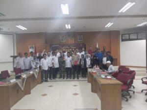 Wakapolsek Metro Gambir Menghadiri Kegiatan Rapat Pleno Terbuka Rekapitulasi DPHP