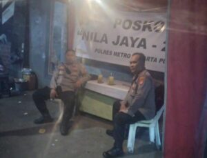 Patroli Polsek Metro Menteng Dalam Rangka Posko Nila Jaya 2024
