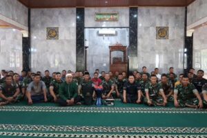Kolonel Inf Andrian Siregar Berikan Bantuan Alat Hadroh untuk Brigif 6 Kostrad