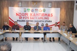 Ngopi Kamtibmas di Ancol, Kapolres Jakarta Utara: Mari Perkuat Keluarga
