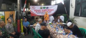 Ngopi Kamtibmas Polsek Johar Baru Bersama Warga Di Pos Sekretariat RW 06 Galur.
