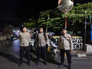 Unit Samapta Polsek Johar Baru Melaksanakan Kegiatan Patroli Strong Point di Pagi Hari
