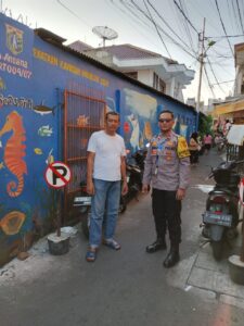 Patroli Wilayah Bhabinkamtibmas Kampung Rawa Berikan Imbauan Kepada Warga