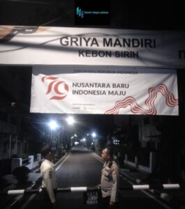 Patroli 1051 Polsek Metro Tanah Abang Patroli Dini Hari Dan Sambangi Petugas Keamanan Griya Mandiri