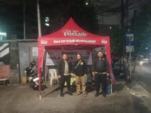 Antisipasi Tawuran, Personil Gabungan Siaga Jembatan Kali Pasir