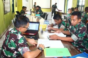 Yonbekang 2 Kostrad Terima Kunjungan Tim Current Audit Kinerja It Divif 2 Kostrad Tahap II TW III TA 2024