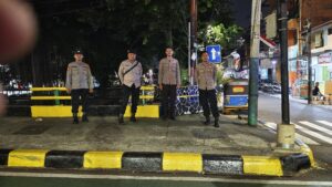 Patroli Strong Points Pagi Hari Polsek Johar Baru Antisipasi Gangguan Kamtibmas Sepanjang Jalan Letjend Suprapto.
