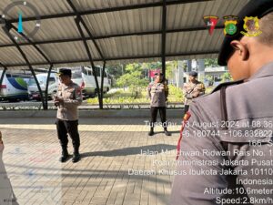 Apel Gabungan Antisipasi Aksi Unjuk Rasa di Kantor Kementerian Perdagangan Gambir
