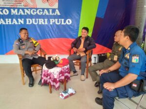 Sampaikan Pesan Kamtibmas binmas Duri Pulo Sambangi Perangkat Daerah Setempat
