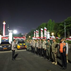 Ipda Sutarman Pimpin Apel Cipta Kondisi Tiga Pilar di Taman Pandang Istana