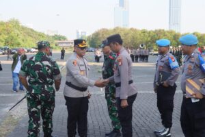 Polres Jakut & Forkopimko Gelar Simulasi Sispamkota Pengamanan Pilkada