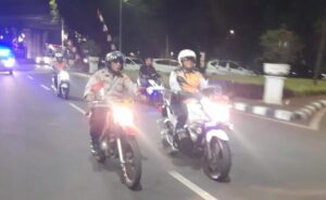 Unit Patmor Bersama Dishub Melaksanakan Patroli Kamtibmas Wilayah Hukum Polsek Metro Menteng