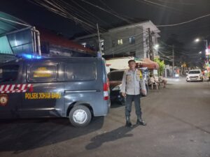 Patroli Strong Points Pagi Hari Kapolsubsektor Kayu Awet Antisipasi Gangguan Kamtibmas Tawuran Warga