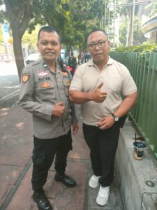 Patroli 1051 Polsek Metro Tanah Abang Patroli Siang Hari Dan Sambangi Keamanan West Mall Grand Indonesia