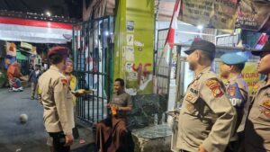 Patroli Strong Points Pagi Hari Polsek Johar Baru Antisipasi Gangguan Kamtibmas Di Sekitaran Wilayah Johar Baru dan Kampung Rawa