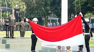Upacara HUT ke-79 Kemerdekaan RI di Markas Kostrad