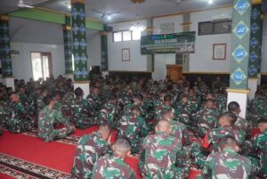 Yonarmed 11 Kostrad Laksanakan Doa Bersama Guna Menunjang Keberhasilan Tugas