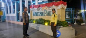 Patroli 1052 Polsek Metro Tanah Abang Patroli Malam Hari Dan Sambangi Petugas Keamanan Apartemen Paviliun