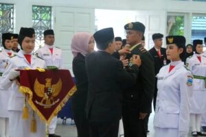 Pengukuhan dan Pengesahan Pasukan Pengibar Bendera Pusaka Sang Merah Putih Kabupaten Garut Tahun 2024