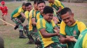 Brigif 14 Gelar Lomba 17-an Meriah HUT Ke-79 RI