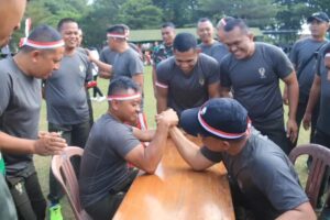 Denma Brigif 13 Kostrad Rayakan HUT Ke-79 RI dengan Penuh Kebersamaan dan Kegembiraan