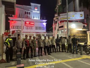 Cegah Kejahatan Jalanan, Polres Senen Laksanakan Patroli Tiga Pilar Dan Bubarkan Anak Anak Nongkrong