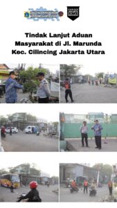 Petugas Dinas Perhubungan Cilincing Jakarta Utara Giat Pamlalin Pagi