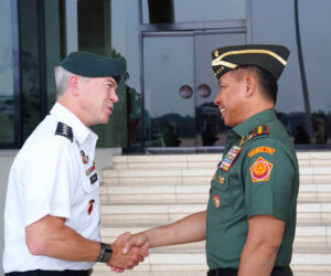 Panglima TNI Terima Kunjungan Dankoopsus Militer AS
