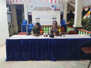 Bhabinkamtibmas dan Babinsa Koordinasi Bahas Kamtibmas di Wilayah Kelurahan Kampung Rawa