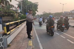 Pengaturan Sore Hari Unit Sabhara Polsek Cempaka Putih
