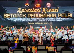 Kasum TNI Hadiri Acara Malam Apresiasi Setapak Perubahan Polri Tahun 2024