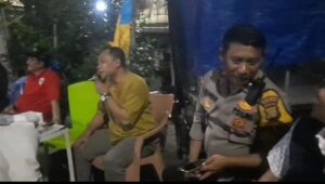 Bhabinkamtibmas Kelurahan Pegangsaan Menghadiri Panggung Hikmah RW. 02 Kemerdekaan R.I Ke-79
