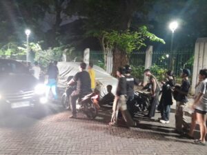Patroli Gangguan Kamtibmas Jalan Bonang Kelurahan Pegangsaan