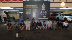Tim TP3 Jaktim gagalkan aksi tawuran dan amankan belasan orang berikut senjata tajam