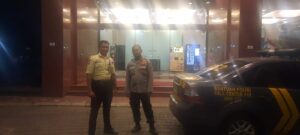 Patroli Dini Hari Polsek Metro Tanah Abang Dan Strong Point Gabung Security di Sepanjang Jalan Jenderal Sudirman