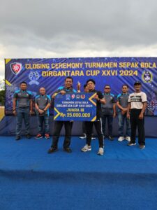 Irdam XIV/Hsn Menghadiri Penutupan Turnamen Sepak Bola Dirgantara Cup XXVI Tahun 2024