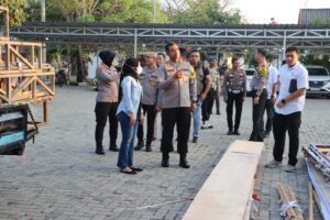 Kapolrestro Bekasi Tinjau Kesiapan Pengamanan Pendaftaran Calon Bupati dan Wakil Bupati