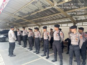 Apel Kesiapan Pengamanan Rencana Aksi Unjuk Rasa Kantor Bawaslu R.I