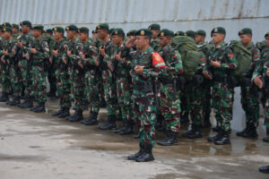 Bupati Nunukan Pimpin Upacara Penerimaan Satgas Pamtas RI-Malaysia Yonarmed 11 Kostrad