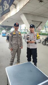 Antisipasi Tawuran Pelajar, Binmas Duri Pulo Bersama Satpol PP Jakarta Pusat Laksanakan Patroli Wilayah